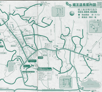 蔵王温泉案内図