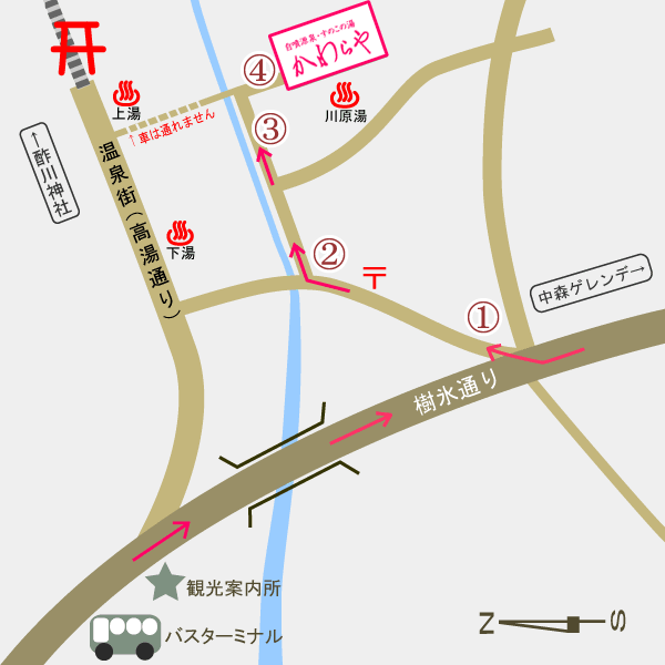 かわらや地図